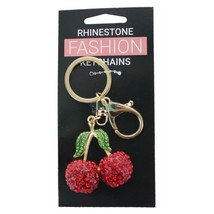 Cherries Fashion Rhinestone Key Ring - £10.47 GBP