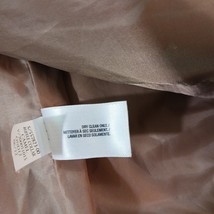 Old Navy Women’s Camel Button Front Raffle Collar Coat Jacket Pockets Size M image 7