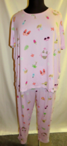 Secret Treasures Lilac Summer Fun Printed Pajamas Plus Size 3X - £18.68 GBP