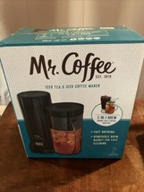 NEW! Mr. Coffee 2 Quart Iced Tea &amp; Iced Coffee Maker 2-IN-1  Brew TM1-BL... - £33.60 GBP