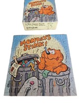 Hallmark Springbok 1985 Heathcliff Mondays Stink! 70pc Puzzle PZL7275 Vi... - $12.86
