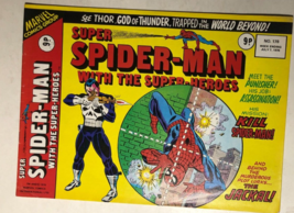 Super SPIDER-MAN &amp; SUPER-HEROES #178 (1976) Marvel Comics 1st Punisher Uk FN- - £293.47 GBP