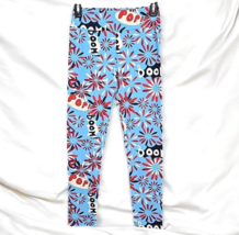 LuLaRoe Legging Woman One Size 2-10 Red Blue White Fireworks Pattern Act... - £8.99 GBP