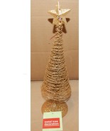 Christmas Tree Table Decor Metal Wire Gold &amp; Glitter 13&quot; x 4&quot; Rite Aid N... - $12.89 CAD