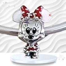 PANDORA Minnie Red Dress MINI Charm US Seller. - $479.25 MXN