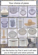 Cuisinart DLC-7 DLC-8 DLC-10 DLC-11&amp;14 Food Processor Parts Choice Of Piece 1009 - £6.05 GBP+