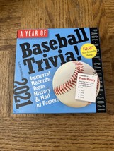 A Year Of Baseball Trivia 2021 Calendar - £11.55 GBP