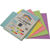 Rainbow A4 80gsm Copy Paper 100pcs (Pastel) - £24.39 GBP