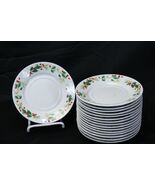 Target Home Christmas Charm Holly Berry Saucers Lot of 16 Xmas - €18,63 EUR