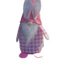 Standing Pink Glitter Hat w/ Bunny Ears Doll - Spring Easter Country  12... - $17.70