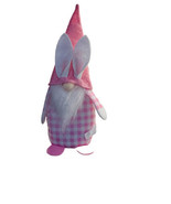Standing Pink Glitter Hat w/ Bunny Ears Doll - Spring Easter Country  12... - $17.70