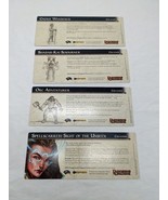 Lot Of (4) Dungeons And Dragons Campaign Cards Promo Cards 1-3 And 5 - $297.72 MXN
