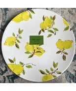 4) kate spade LEMONS Melamine  DINNER PLATES  SET of 4  11 in NwT - $912.02 MXN