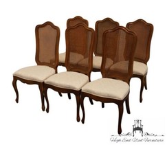 Set Of 6 Thomasville Furniture Tableau Collection Country French Cane Back Di... - $3,599.99