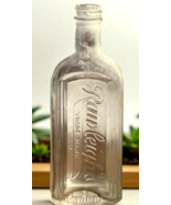 Vintage Rawleigh’s Embossed Medicine Bottle – 6.5&quot; Clear Glass Apothecar... - $256.73 MXN