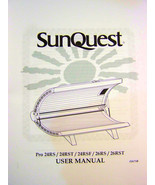 SunQuest Tanning Bed User Manual PRO 24RS 24RTS 24RSF 26RS 26RTS Beds  - $10.00