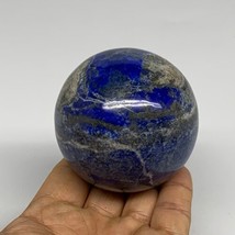 0.97 lbs, 2.6&quot; (65mm), Lapis Lazuli Sphere Ball Gemstone @Afghanistan, B... - £115.00 GBP
