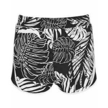 Ideology Big Girls S 7 8 Black White Floral Printed Mesh Inset Active Shorts NWT - £8.75 GBP