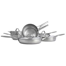 Calphalon Cookware Pots And Pans Set Stainless Steel Induction Cooking 12PC New - £227.56 GBP