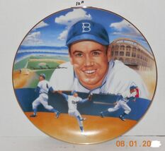 1987 Sports impressions Duke Snider Collector Plate Limited Edition of 1500 - $49.45