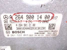 20-21-22-23  MERCEDES-BENZ  GLB250  2.0L /  ENGINE  COMPUTER/ECU image 2