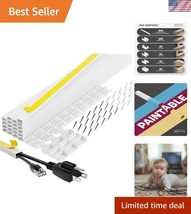 Premium Cord Cover System: 315&quot; Concealer with 24 Fittings for Organizin... - $45.00