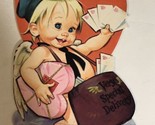 Vintage Valentine Greeting Card A Valentine For You Teacher Box4 - £3.10 GBP