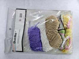 New! Bucilla Mrs. Easter Bunny Family Plastic Canvas Craft Kit Wall Decor - £11.70 GBP