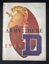 Rare 1946 ARMY vs DUKE Football Game Program Glenn Davis - Lon Keller Cover Art - £55.78 GBP