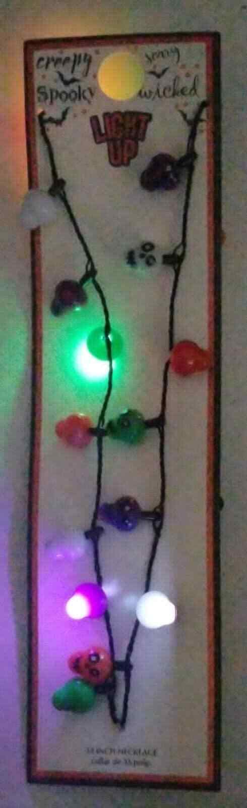 Creepy, Spooky, Scary, Wicked Light UP 33 Inch Necklace (LOC TUB L-46) Item image 3