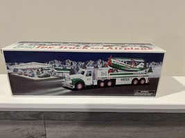 New Hess 2002 18 Wheeler Truck and Airplane Toy - White New In Box - $19.99