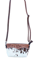 Women&#39;s Hair-On Western Rodeo Fashion Cowhide Genuine Leather Floral Tooled - $728.58 MXN