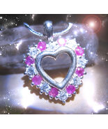 HAUNTED NECKLACE HEART OF ETERNAL LOVE BRING LOVE TO YOU HIGHEST LIGHT M... - €116,11 EUR
