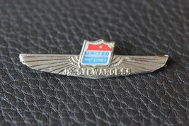 Vintage United Airlines Jr. Stewardess Pin Wings - £9.47 GBP