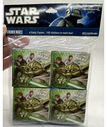 Star Wars Clone Wars Party Supplies 4 Sticker Boxes Favors Yoda Hallmark... - $13.48 CAD