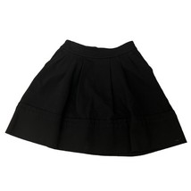Marc by Marc Jacobs Black Pleated Lined A-line Ruffle Skirt with Pockets... - $577.56 MXN