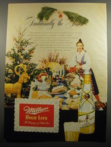 1951 Miller High Life Beer Advertisement - £14.50 GBP