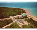 Grande Rock Punto Nuclear Potenza Pianta Charlevoix Mi Michigan Unp Cromo - £2.38 GBP
