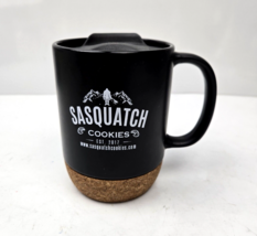 Sasquatch Cookies Logo Coffee Mug Colorado Promo Mug Cork Bottom Ceramic... - £13.42 GBP