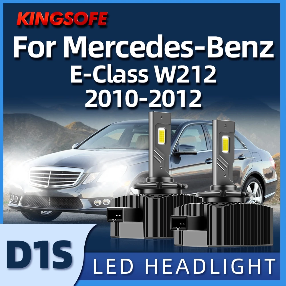 Kingsofe 2PCS Car Light D1S Led Headlight 6000K Xenon Hid High Low Beam Bulbs - £67.56 GBP+