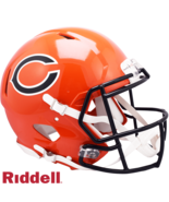 Chicago Bears Helmet Riddell Authentic Full Size Speed Style On-Field Al... - $473.85 CAD
