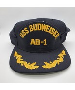 Vintage New Era Pro Design USS Budweiser Snapback Hat Medium Large - €21,39 EUR