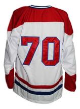 Any Name Number Nova Scotia Voyageurs Retro Hockey Jersey New White Any Size image 5