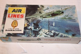 1/72 Scale Lines Bros., Fairey Barracude Airplane Model Kit, #7902 open box - $40.00