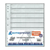 Cumberland Coin Album Refill 10pk (Suit CMDL) - 63 Pockets - $58.56