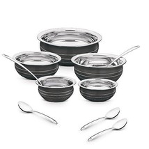 Stainless Steel Handi/patila/bhagona/biryani Cook &amp; Serve Handi Induction Bottoc - £54.78 GBP