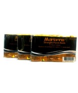 Marianna STRAIGHT PERM RODS ~ Long Yellow 3/16&quot; ~ Lot of 3 ~ (12 Pack Ct)!! - $16.29 CAD