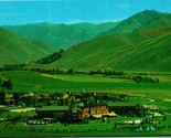 Aerial View Sun Valley ID Idaho UNP Chrome Postcard A9 - $6.88