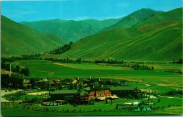 Aerial View Sun Valley ID Idaho UNP Chrome Postcard A9 - £5.41 GBP