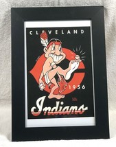 Cleveland Indians Chief Wahoo Framed Print 14.5 x 20.5 - $54.40